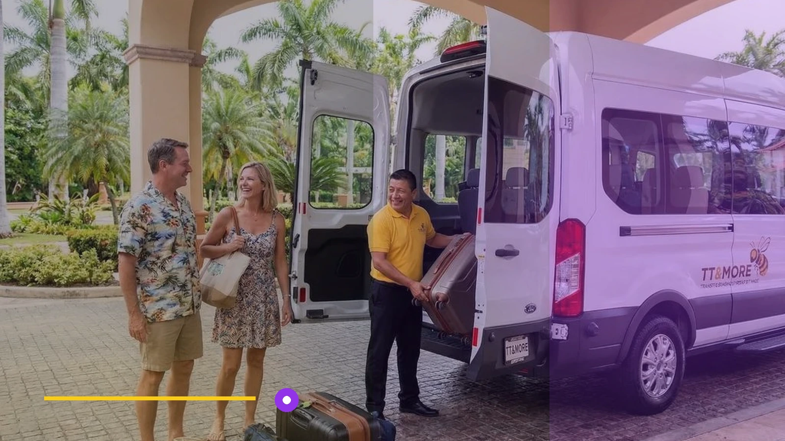 Private Cancun Airport transfer visual for Hyatt Ziva Cancun