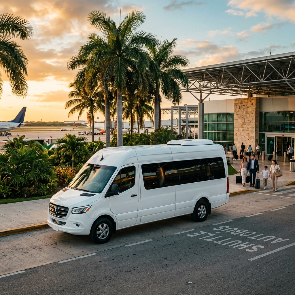 Shuttle privado desde aeropuerto de Cancún